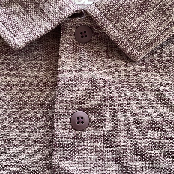 Maroon Polo Heather Purple/Red Burgundy Color Golf Sporty Athletic NWT Size XL - Picture 3 of 7